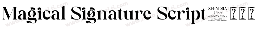 Magical Signature Script字体转换